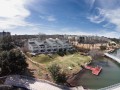 Aerial view of Lady Bird Lake and Waterfront Condos
